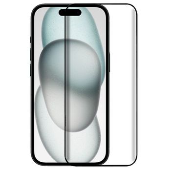 Protector Pantalla Cristal Templado Cool Para Iphone 15 (full 3d Negro)