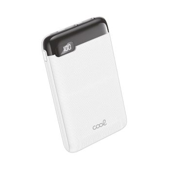 Bateria Externa Power Bank 5000 Mah Display Cool 10w Blanco