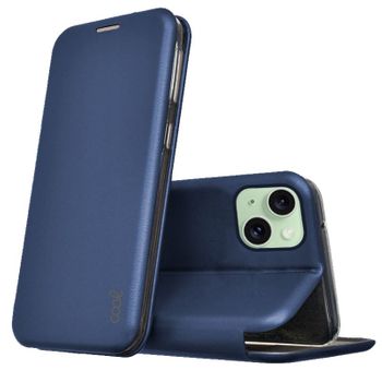 Funda Cool Flip Cover Para Iphone 15 Plus Elegance Marino