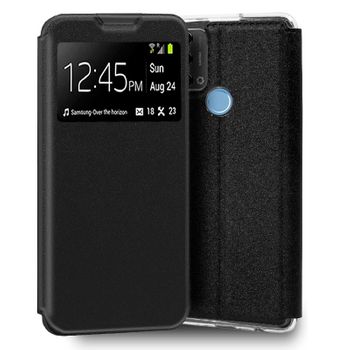 Funda Cool Flip Cover Para Zte Blade A53 Pro Liso Negro