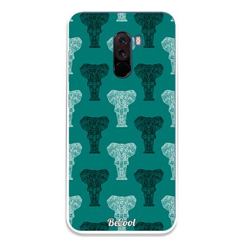 Funda Silicona Xiaomi Pocophone F1 - Becool Elefante Hindu