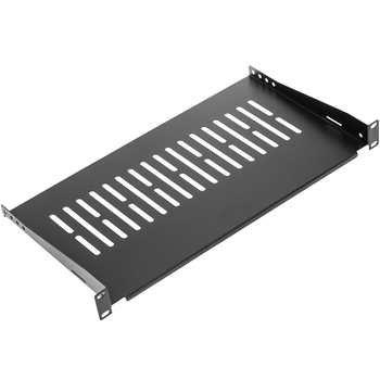 Rackmatic - Bandeja Estanteria Para Armario Rack 19" Fijación Frontal 1u Profundidad De 255 Mm Wk08600