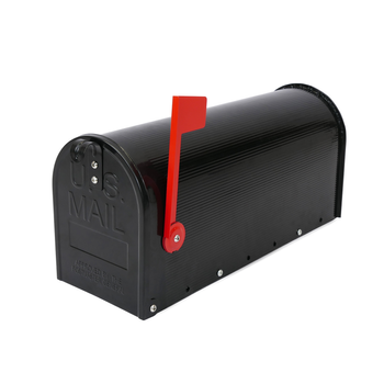 Primematik - Buzón Us Mail De Aluminio Para Correo Postal Americano Negro Bz01100