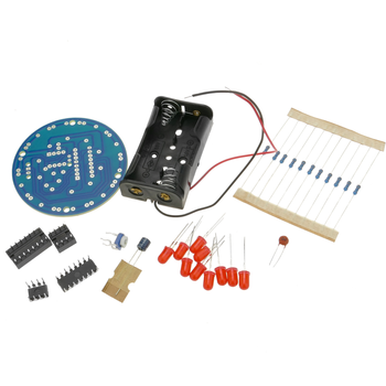 Bematik - Kit Electrónico De 10 Leds En Movimiento Ne555 Cd4017 Dw-0843 Aj01800