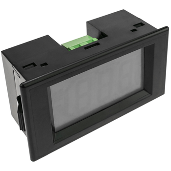 Bematik - Visor Lcd De 3 Dígitos Y Con Voltímetro 80-500v Para Panel Negro 79x32x43mm Ao08800