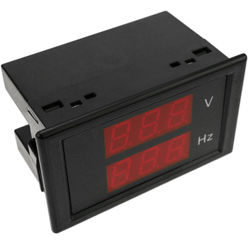 Bematik - Visor Lcd De 3 Dígitos Y Con Voltímetro 80-300vac 200-450vdc 45-65hz Para Panel Negro Ao09100