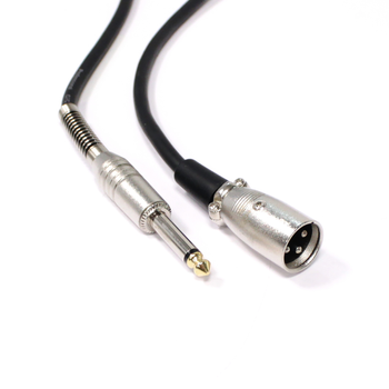 Bematik - Cable De Audio Micrófono Instrumento Xlr 3pin Macho A Jack 6.3mm Macho De 20m Ax04700