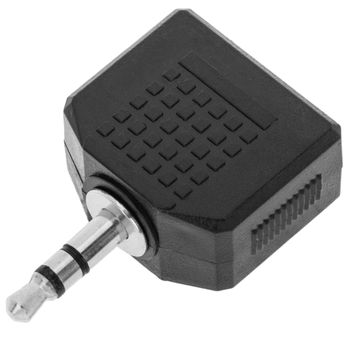 Bematik - Adaptador Audio Estéreo (jack-3.5mm-m / 2 X Jack-3.5mm-h) Ay03300