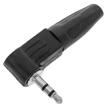 Bematik - Conector Jack De 3,5 Mm Stereo Macho Acodado Ay09300