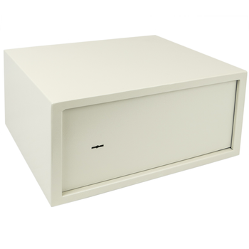 Primematik - Caja Fuerte De Seguridad De Acero Y Con Llaves 44 X 38 X 23 Cm Beige By01400