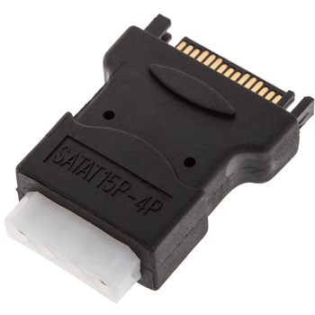 Bematik - Adaptador Alimentación Molex 4p-h (5.25) A 15p-m (sata) Ca09900