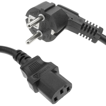 Bematik - Cable Eléctrico Alta Calidad 3x1.5mm² Iec60320 C13-hembra A Schuko-macho 1,8 M Cl00100