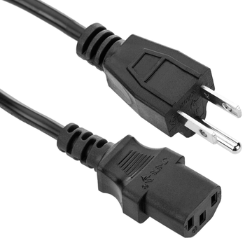 Bematik - Cable Eléctrico Us Nema-5-15p A Iec-60320-c13 De 1.8m Negro Cl06200