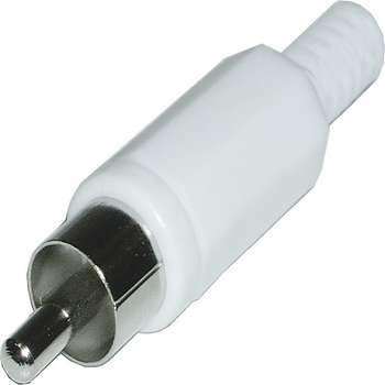 Bematik - Conector Rca-m (blanco) Cm01100