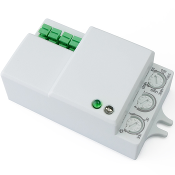 Bematik - Detector De Movimientos Compacto Mini Con Control De Tiempo Luz Y Distancia Do09100