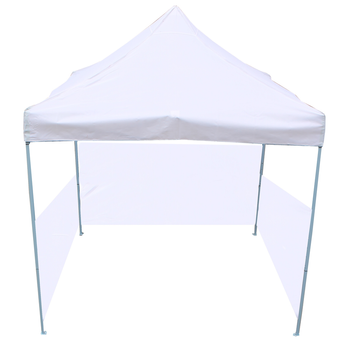 Primematik - Carpa Plegable 300x300cm Tienda Blanca Con Telas Laterales Ds02200