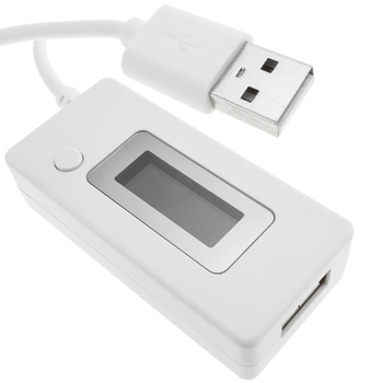 Bematik - Voltímetro Amperímetro Y Nivel De Carga Usb Con Visores De 4 Dígitos Modelo Dw-0891 Dt07700