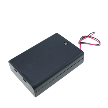 Bematik - Portapilas En Caja Para 3 Pilas Lr6 Aa 1.5v Con Interruptor En08500