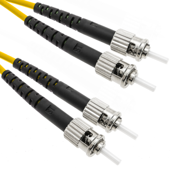 Bematik - Cable De Fibra Óptica St/pc A St/pc Monomodo Duplex 9/125 De 50m Os2 Fi07100