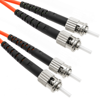 Bematik - Cable De Fibra Óptica St/pc A St/pc Multimodo Duplex 50/125 De 50m Om2 Fi07400