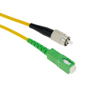 Bematik - Cable De Fibra Óptica Fc/pc A Sc/apc Monomodo Simplex 9/125 De 1 M Os2 Fl02200