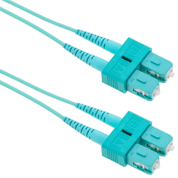 Bematik - Cable Om3 De Fibra Óptica Sc A Sc Multimodo Duplex 50/125 De 1m Fy03200