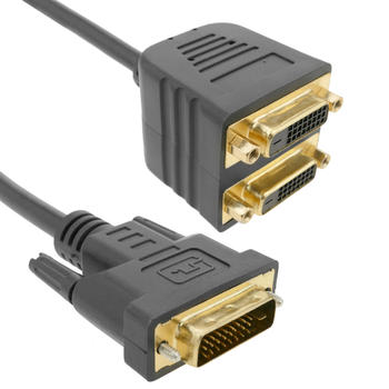 Bematik - Cable Duplicador Pasivo De 1 Dvi A 2 Dvi Hd08200