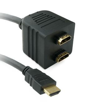 Splitter Hdmi 1 Macho Y 2 Hembras Cable Duplicador Dos Salidas Tv Ladron  Negro con Ofertas en Carrefour