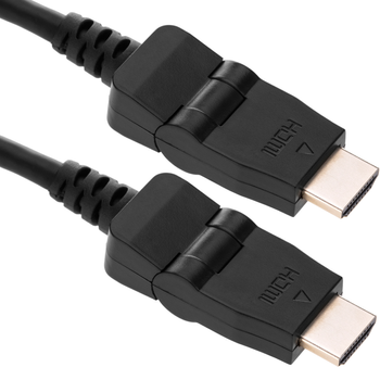 Bematik - Cable Hdmi-a Macho A Hdmi-a Macho De 2 M Con Rotación De 180 Grados Hg05200