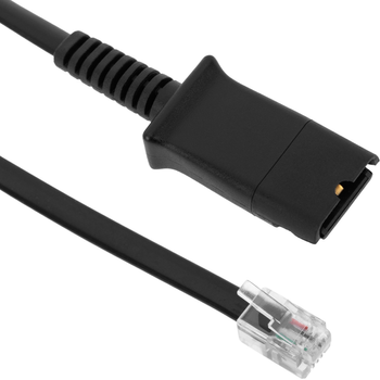 Bematik - Cable Compatible Con Plantronics Qd A Teléfono Rj9 Para Cisco 7900 Kg07300