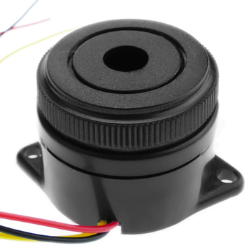 Bematik - Zumbador Piezo Cerámico Con Sonido Contínuo O Intermitente 12vdc Kn04500