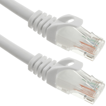 Bematik - Cable De Red Ethernet Cat. 6a Utp De 0,5 M De Color Blanco Lj06200