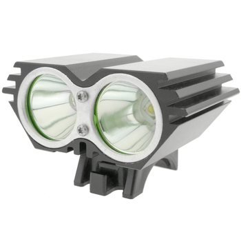 Primematik - Luz Led Frontal Para Cabeza Y Bicicleta Con Batería De 8000 Mah 2000 Lúmenes 2 X T6 Xlamp Ll03900