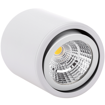 Bematik - Foco Led De Superficie Con Cabezal Móvil Lámpara Cob 7w 220vac 3000k Blanca 75mm Ne02400