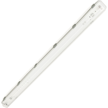 Bematik - Pantalla Estanca Para Tubo Led 1 X 1500 Mm Con Conexión En Dos Extremos Ip65 T8 G13  Np05300