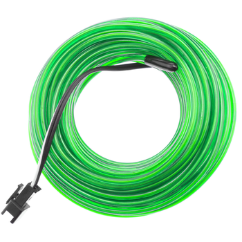 Bematik - Cable Electroluminiscente Verde Suave De 2.3mm En Bobina 10m Conectada A 220vac Nw02400