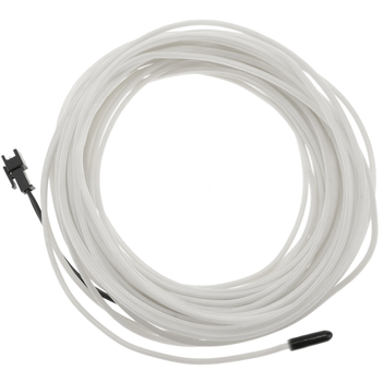 Bematik - Cable Electroluminiscente Blanco-azul De 3.2mm En Bobina 10m De Cable Conectada A 220vac Nw05300