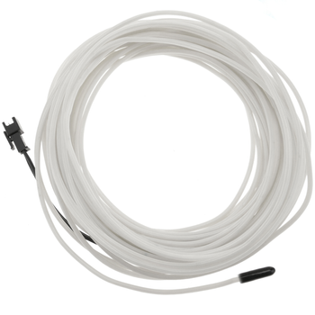 Bematik - Cable Electroluminiscente Blanco-azul De 5mm En Bobina 10m De Cable Conectada A 220vac Nw05600