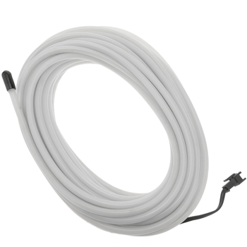 Bematik - Cable Electroluminiscente Blanco De 5mm En Bobina 10m De Cable Conectada A 220vac Nw05800