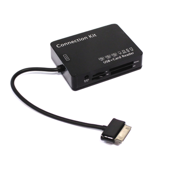 Bematik - Lector Tarjetas De Memoria Y Usb-hub Para Samsung Galaxy Tab Compatible Ms M2 Sd Mmc Tflash Negro Od07200