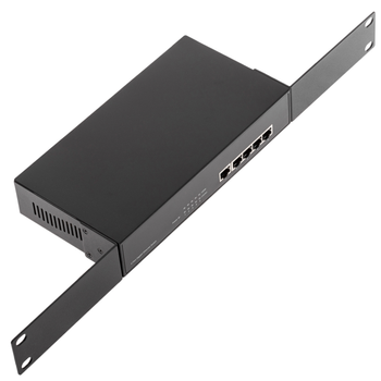 Bematik - Conmutador Lan Switch Gigabit 10/100/1000 Mbps De 5 Utp Para Rack 19" Rh07100