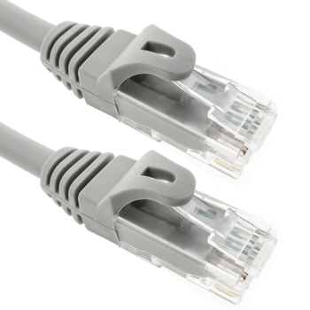 Cable de Red LSHF UTP con Conector RJ45 Cat. 6 gris de 10 m