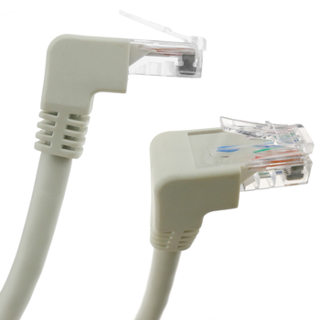 Bematik - Cable De Red De Categoría 6 Cat.6 Rj45 Acodado Utp 24awg Lan De 25 Cm Rj09100