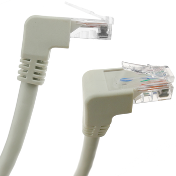 Bematik - Cable De Red De Categoría 6 Cat.6 Rj45 Acodado Utp 24awg Lan De 1 M Rj09300