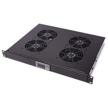 Rackmatic - Kit De Ventilación Con Termostato Para Armario Rack 19" De 4 Ventiladores De 120mm Rk07400