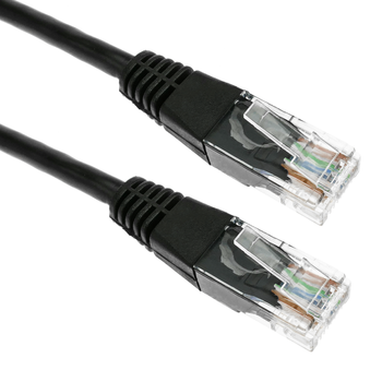 Bematik - Cable De Red Ethernet Cat. 5e Utp De 5 M De Color Negro Rl04700