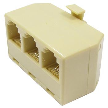 Bematik - Multiplicador Rj11 Compacto (1 Rj11-m A 3 Rj11-h) Rt05000