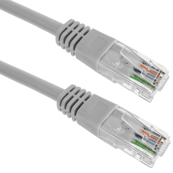 Bematik - Cable De Red Ethernet Cruzado Cat. 5e Utp De 1 M De Color Gris Rx00300