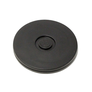 Primematik - Base Giratoria Manual De 10 Cm. Plataforma Rotatoria De Color Negro Sr07200