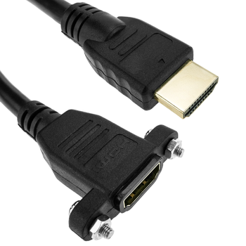 Bematik - Adaptador Hdmi Macho A Hdmi Hembra De Para Panel Ub01500